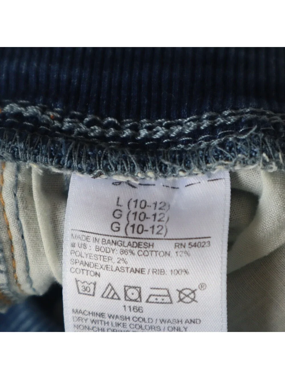 Old Navy Boys Denim Karate Slim Shorts Size L Blue
